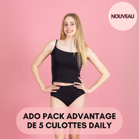 Ado Pack Advantage de 5 Culottes MARIE DAILY