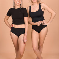 EMMY Naadloze Slip Zwart - Ja i Mary