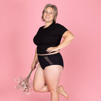 ROMEE Slip z bardzo wysoką talią - MOI ET MARIE