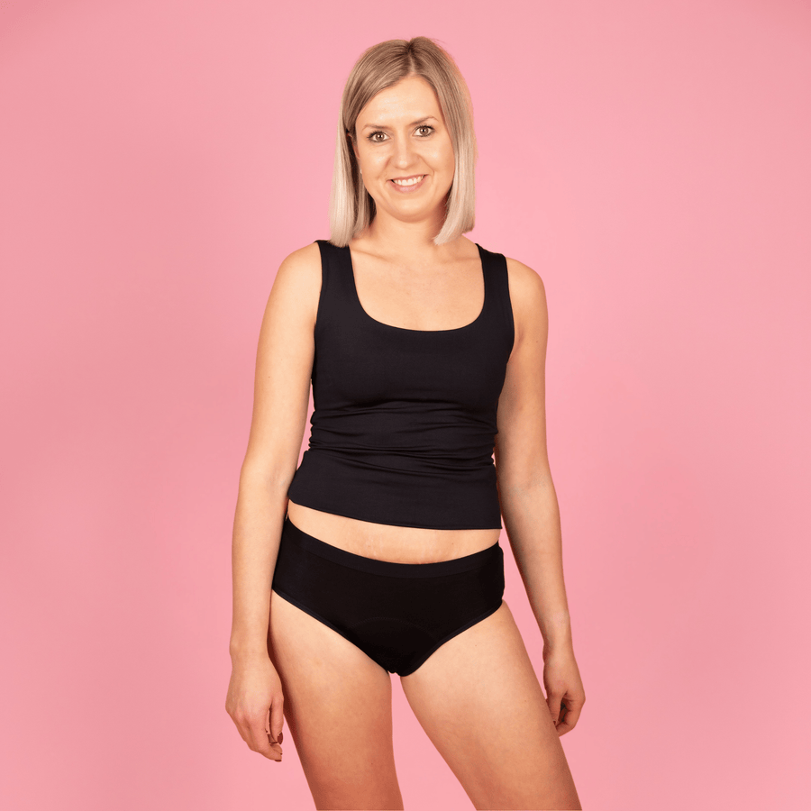 MARIE Comfy Menstrual Briefs Black - MOI ET MARIE